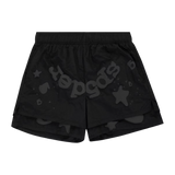 Sp5der Shorts Beluga Double Layer Black
