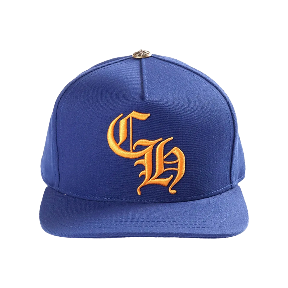 Chrome Hearts Trucker Hat Embroidered Blue/Yellow
