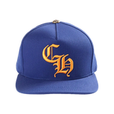 Chrome Hearts Trucker Hat Embroidered Blue/Yellow