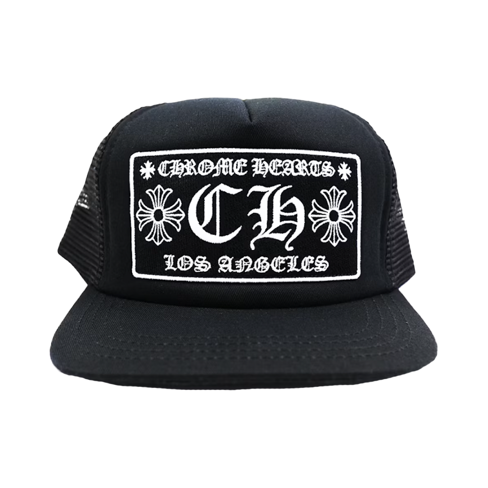 Chrome Hearts Trucker Hat Black Los Angeles