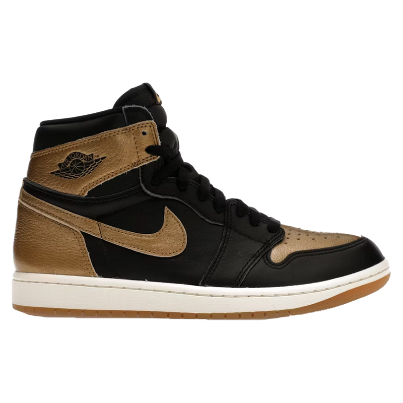Jordan 1 High Black Metallic Gold