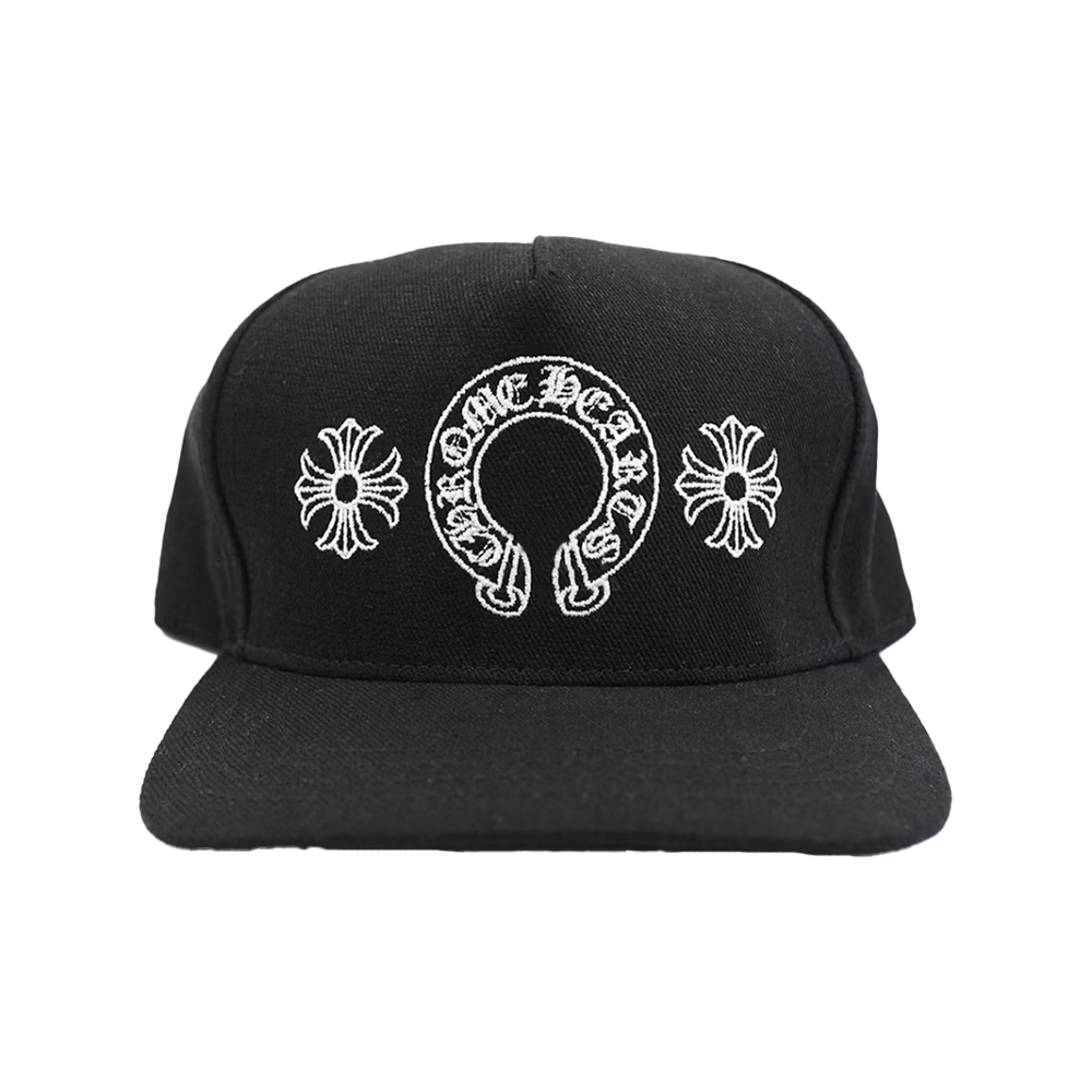 Chrome Hearts Trucker Hat Embroidered Horseshoe