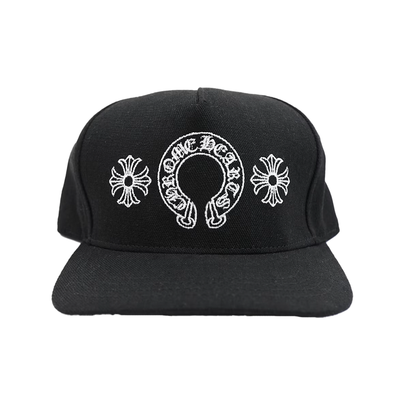 Chrome Hearts Trucker Hat Embroidered Horseshoe