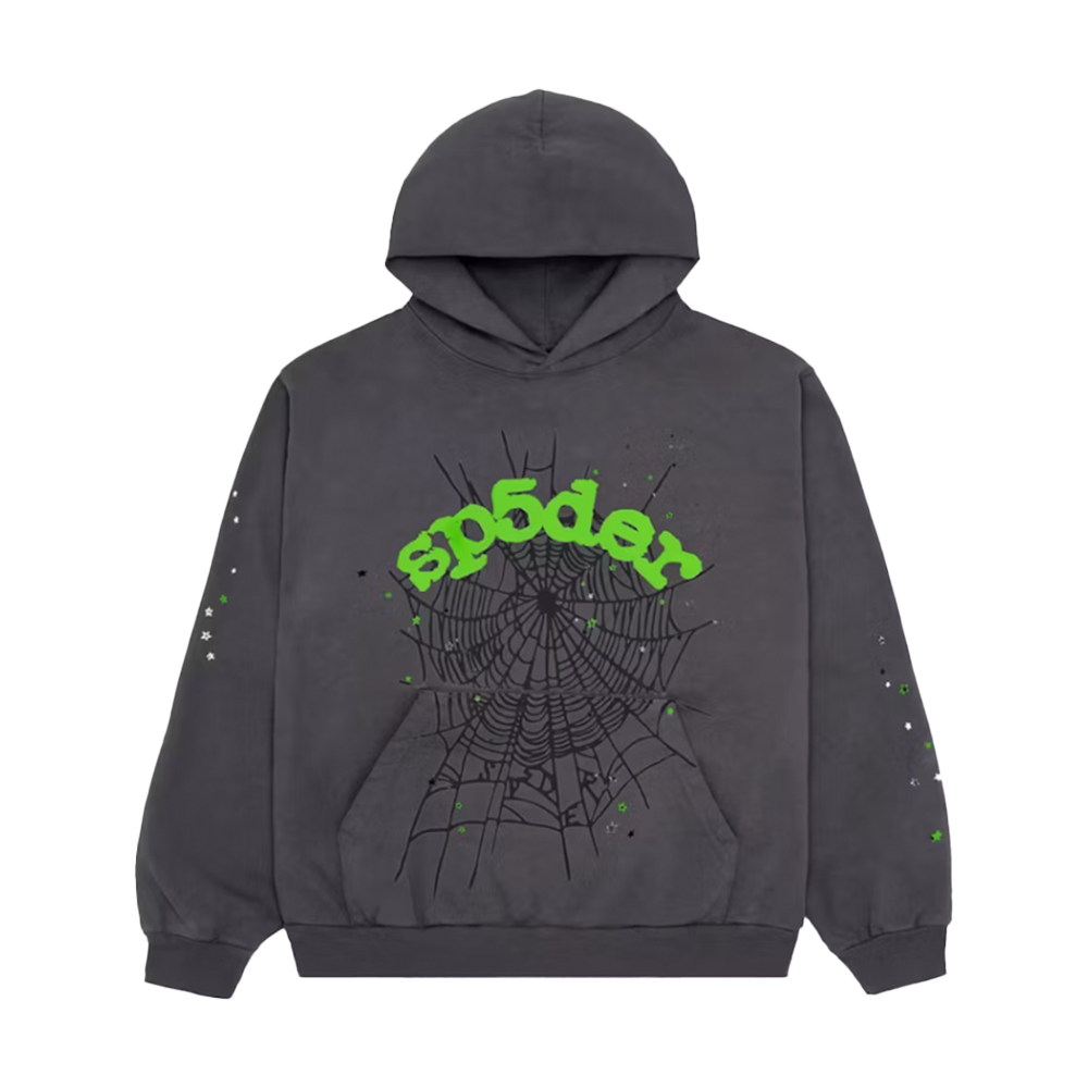 Sp5der Hoodie Slate Gray