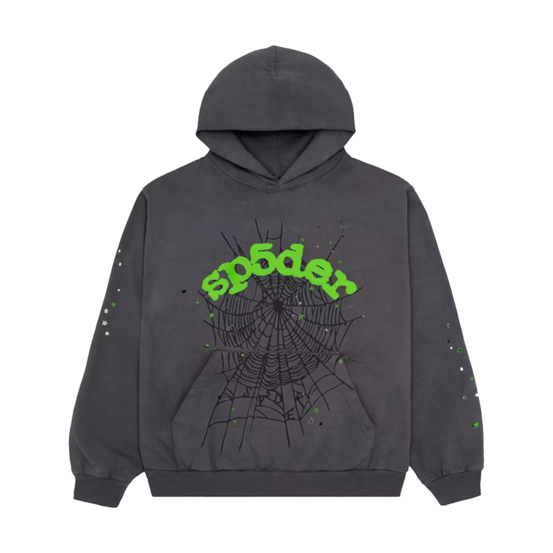 Sp5der Hoodie Slate Gray