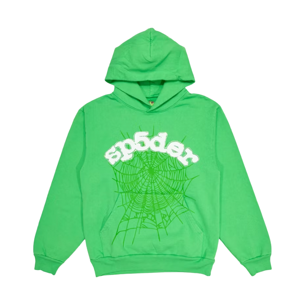Sp5der Hoodie Slime Green
