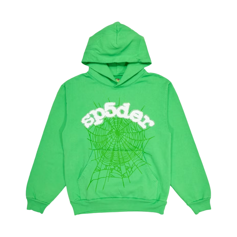 Sp5der Hoodie Slime Green