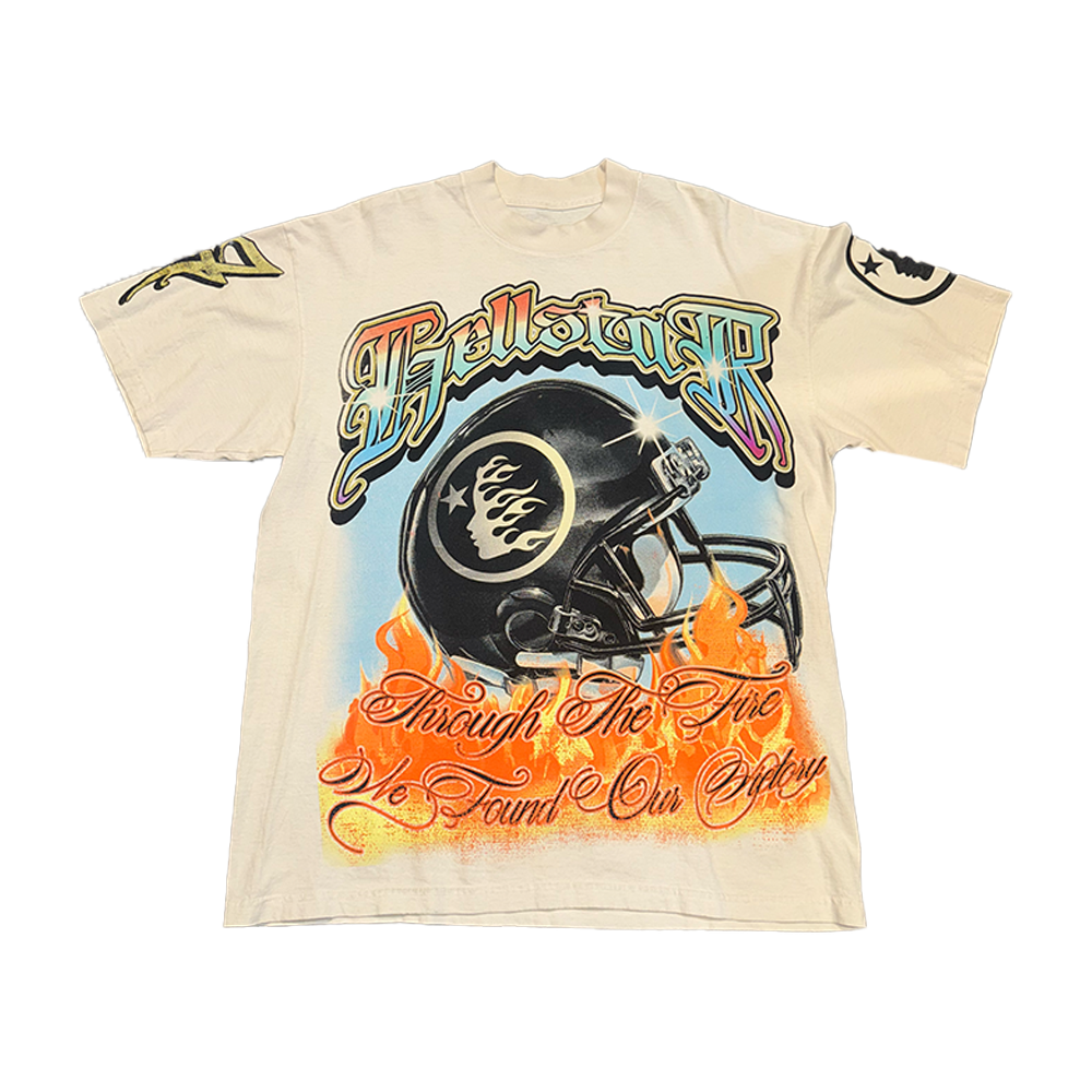 Hellstar Tee Tan Helmet
