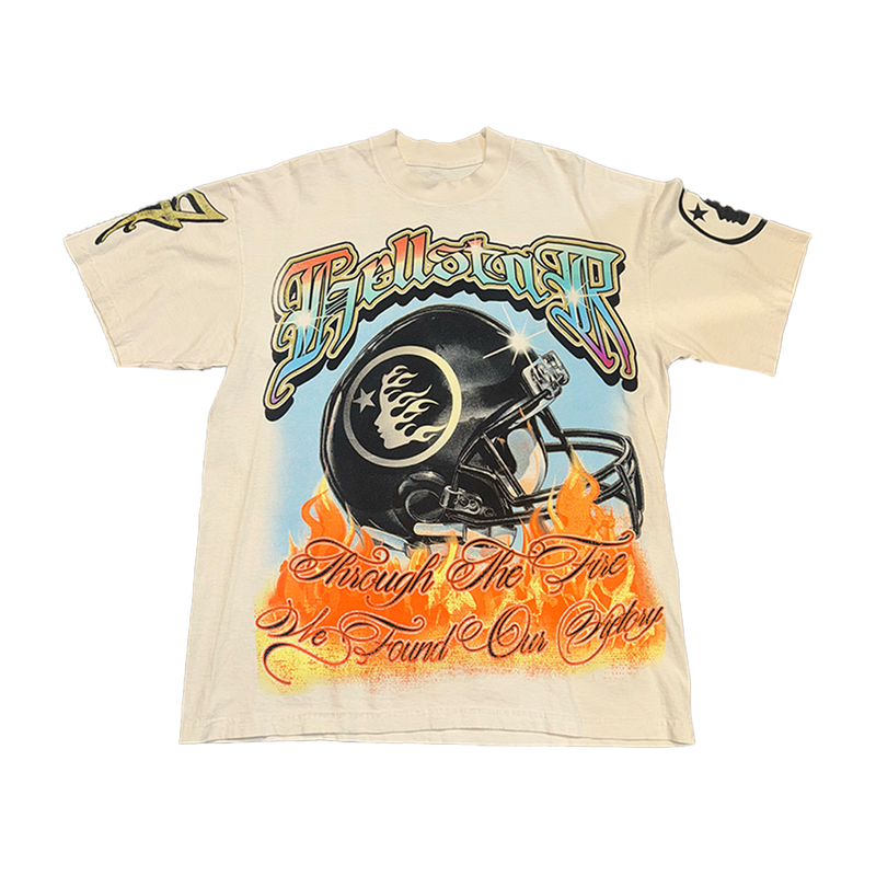 Hellstar Tee Tan Helmet