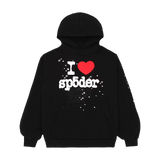 Sp5der Hoodie Black I <3 Sp5der