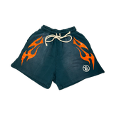 Hellstar Shorts Teal/Orange Gel