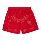 Sp5der Shorts Beluga Double Layer Red
