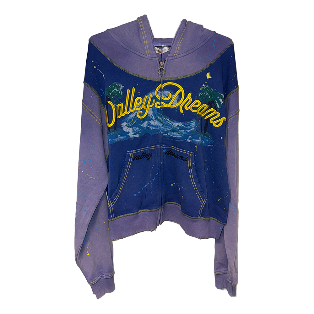 Vale Zip-Up Blue/Purple Paradise