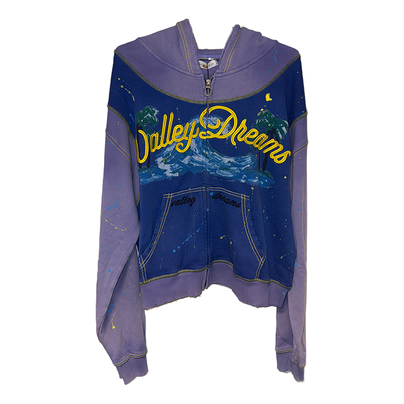 Vale Zip-Up Blue/Purple Paradise