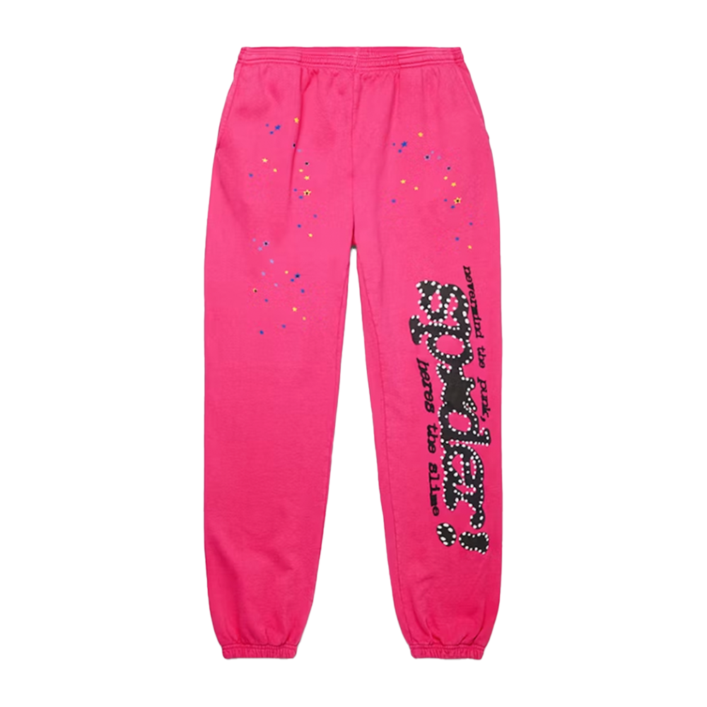 Sp5der Sweats Pink Punk V2