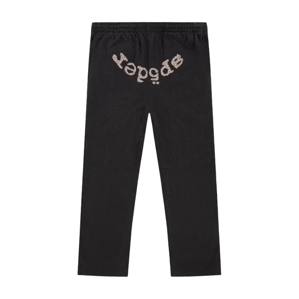 Sp5der Sweats Black VVS Rhinestone