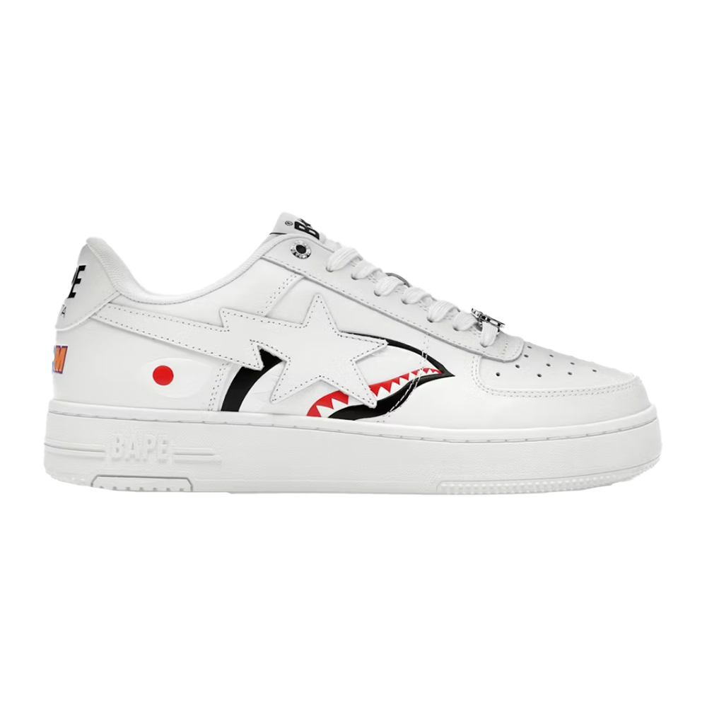 Bapesta White Shark Logo