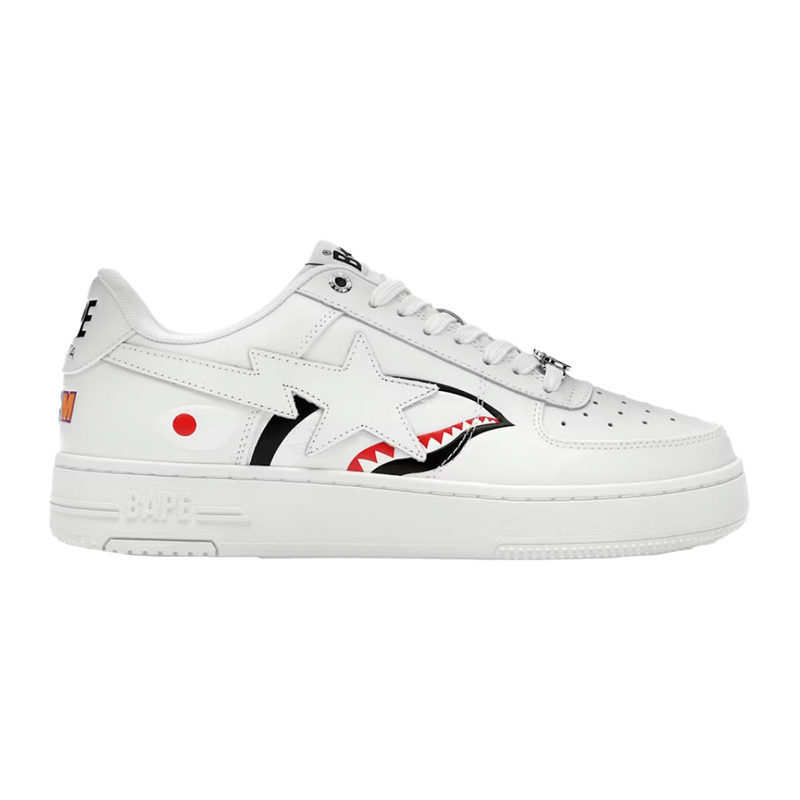 Bapesta White Shark Logo