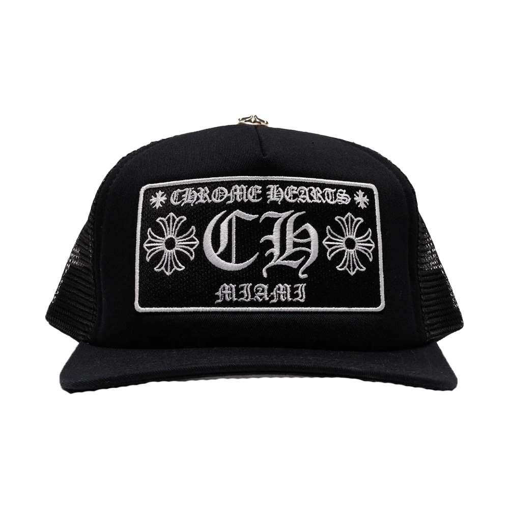 Chrome Hearts Trucker Hat Black Miami