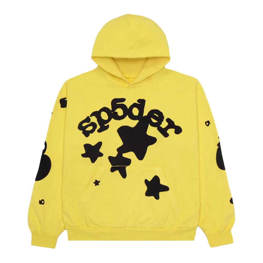 Sp5der Hoodie Yellow Beluga