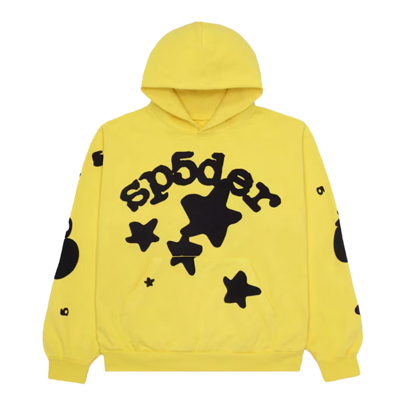 Sp5der Hoodie Yellow Beluga