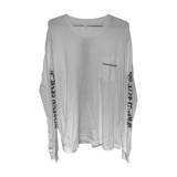 Chrome Hearts L/S Tee White Spinal Cord