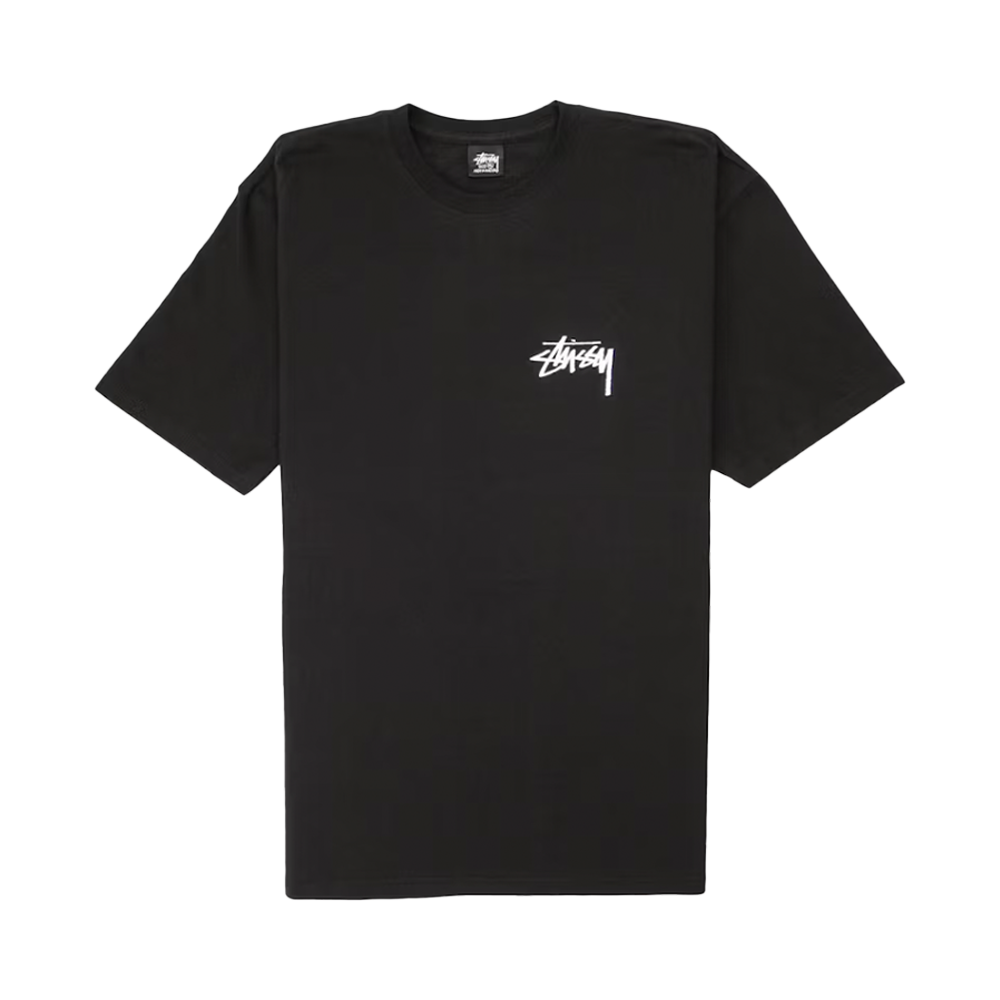 Stussy Tee Black Flower