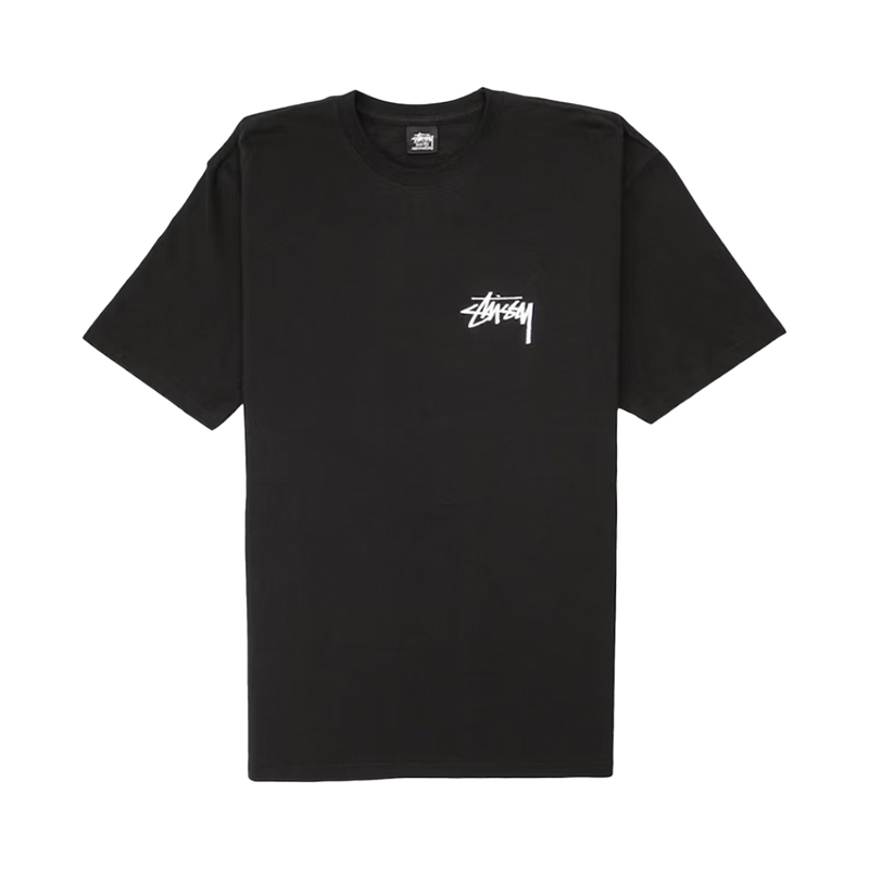Stussy Tee Black Flower