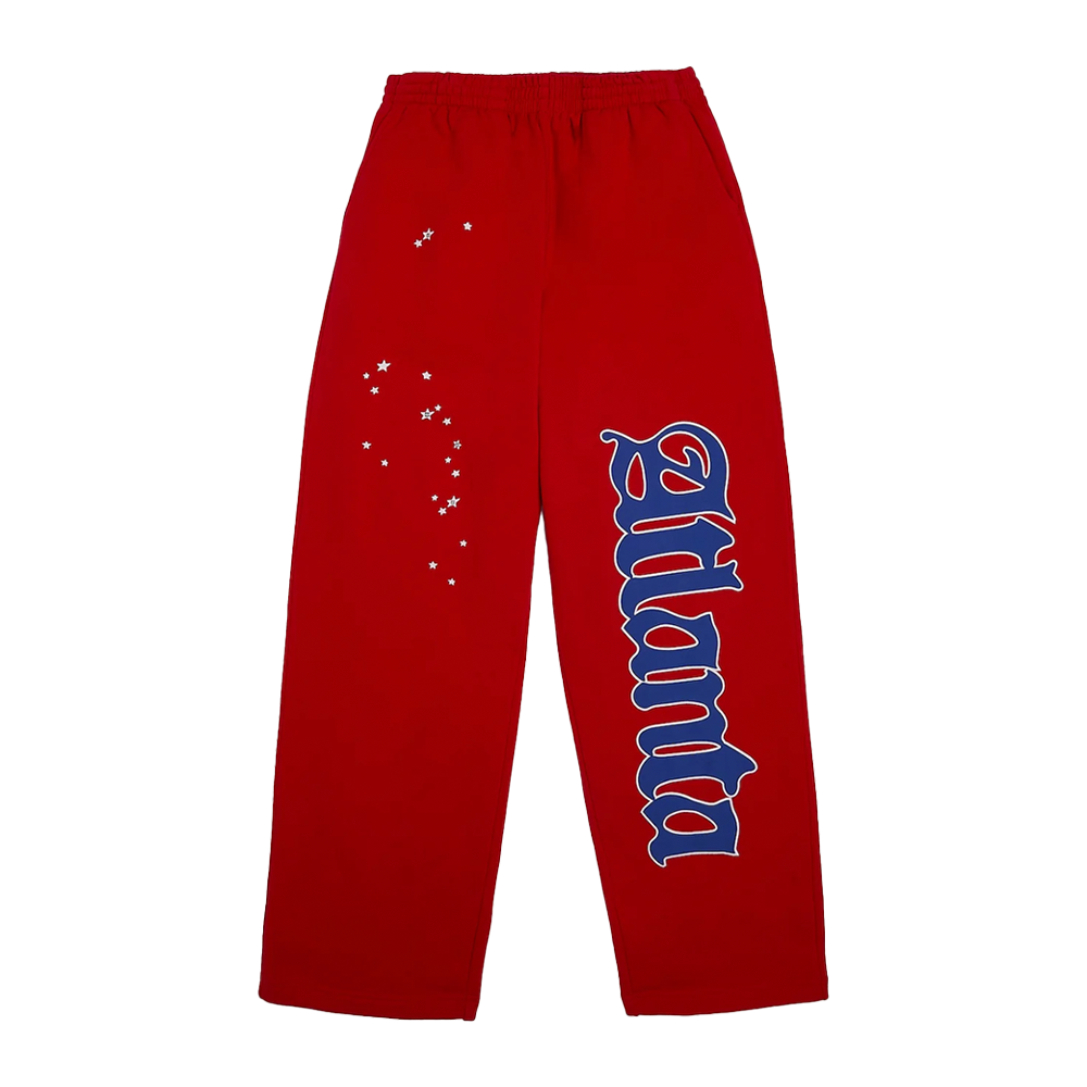 Sp5der Sweats Red Atlanta