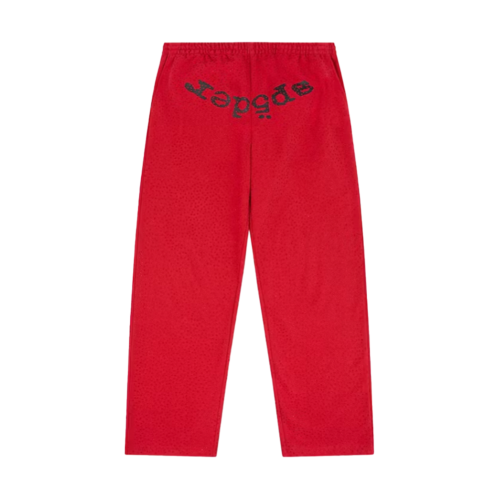Sp5der Sweats Red VVS Rhinestone