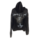 Vale Hoodie Black Jesus Rhinestone