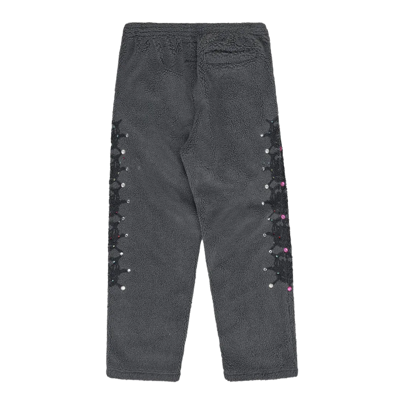 Sp5der Track Pants Fleece Rhinestone