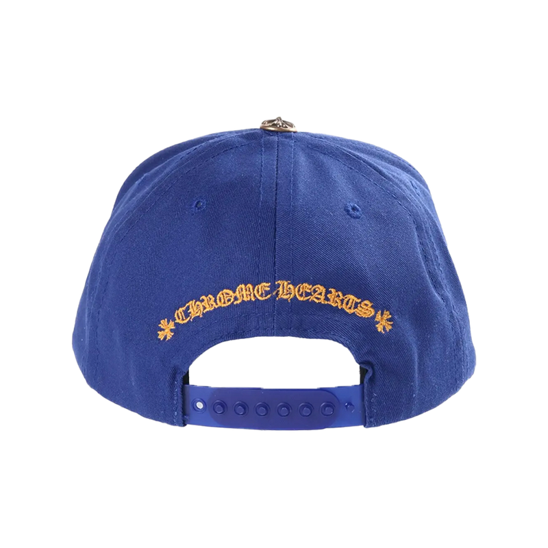 Chrome Hearts Trucker Hat Embroidered Blue/Yellow