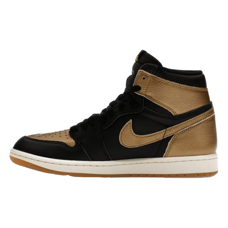 Jordan 1 High Black Metallic Gold