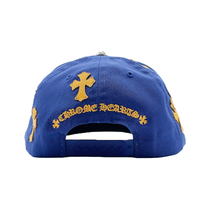 Chrome Hearts Trucker Hat Blue/Yellow Patches