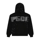 Sp5der Hoodie Black Rhinestone Web