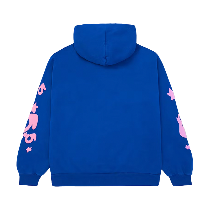 Sp5der Hoodie Blue Beluga