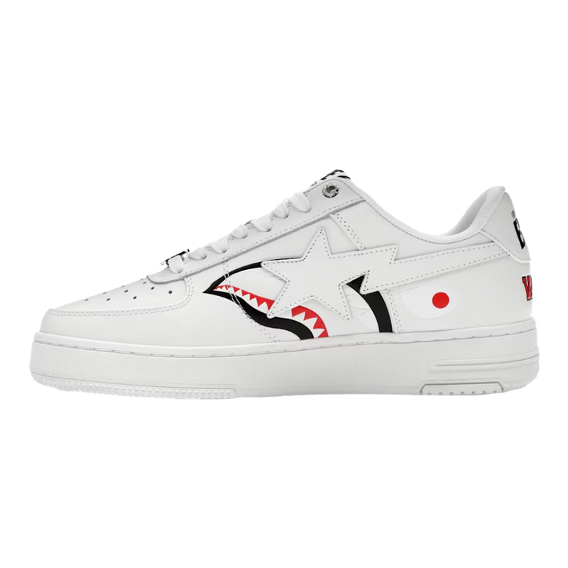 Bapesta White Shark Logo