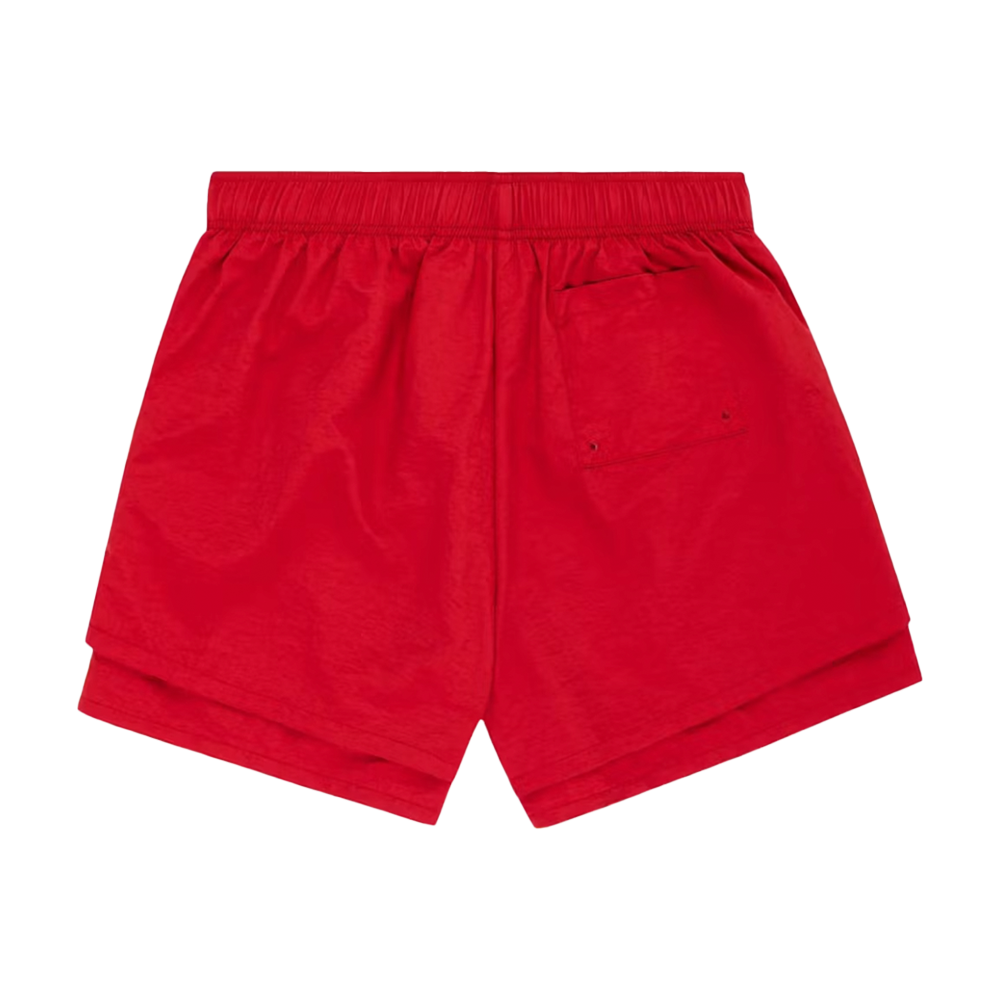 Sp5der Shorts Beluga Double Layer Red