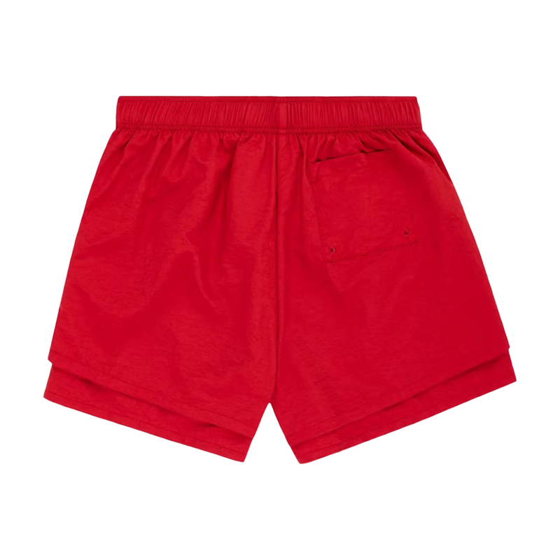 Sp5der Shorts Beluga Double Layer Red