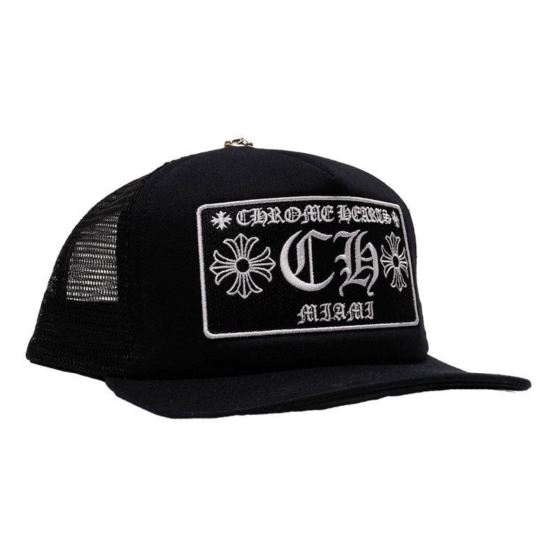 Chrome Hearts Trucker Hat Black Miami