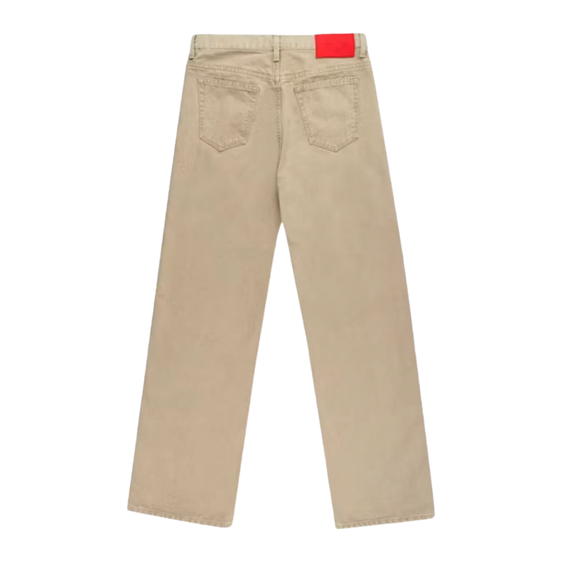 Sp5der Denim Pants Khaki