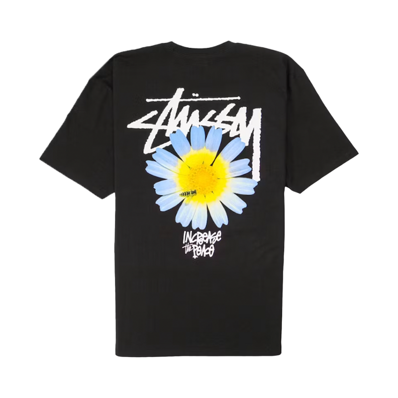 Stussy Tee Black Flower