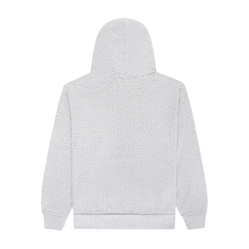 Sp5der Hoodie Gray VVS Rhinestone