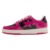 Bapesta Black/Pink Patent Leather