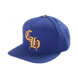 Chrome Hearts Trucker Hat Embroidered Blue/Yellow