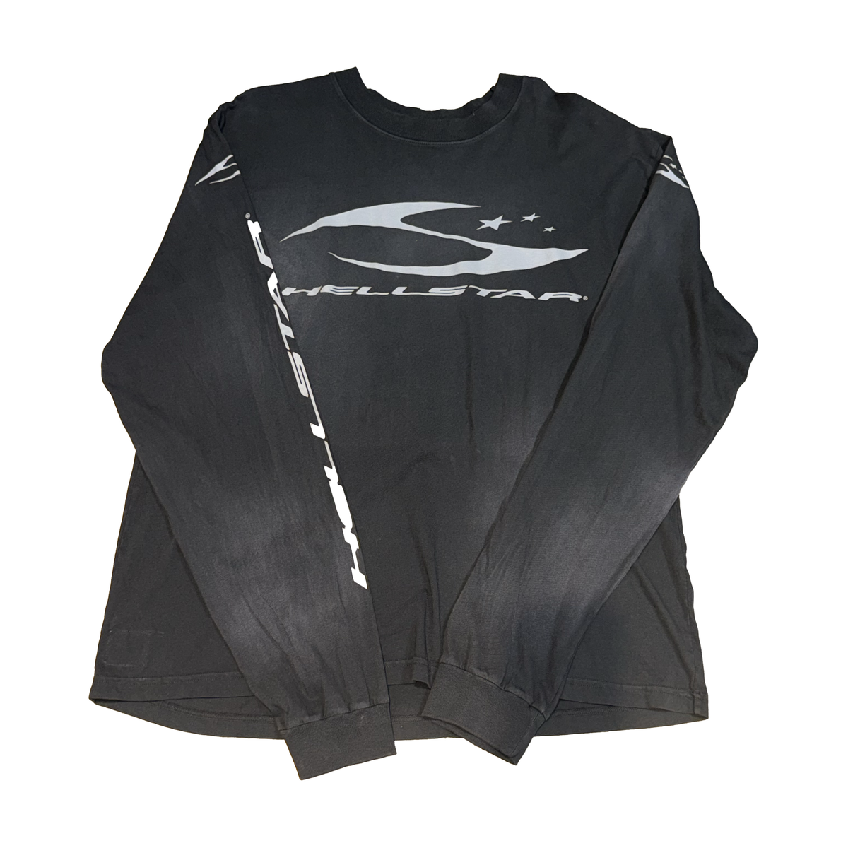 Hellstar L/S Tee Black Sports Logo Gray
