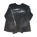 Hellstar L/S Tee Black Sports Logo Gray