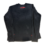 Hellstar L/S Tee Black Sports Logo Gray/Red