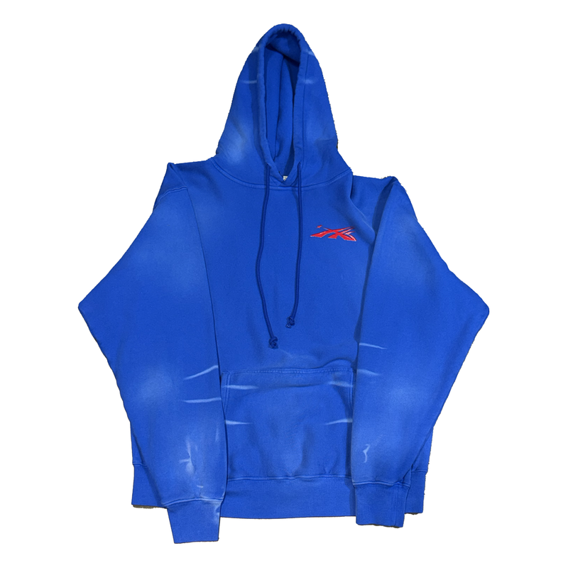 Hellstar Hoodie Blue Sports Red Gel